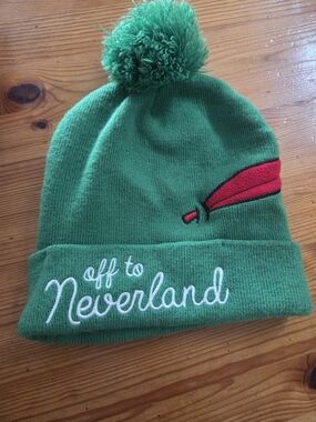 Peter Pan Green Pom Beanie